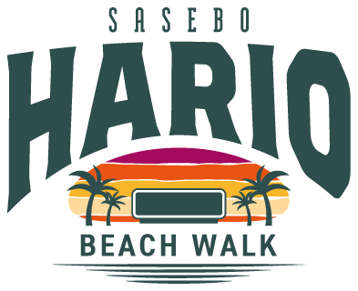 HARIO BEACHWALK ロゴ - 長崎県佐世保市のグランピング施設