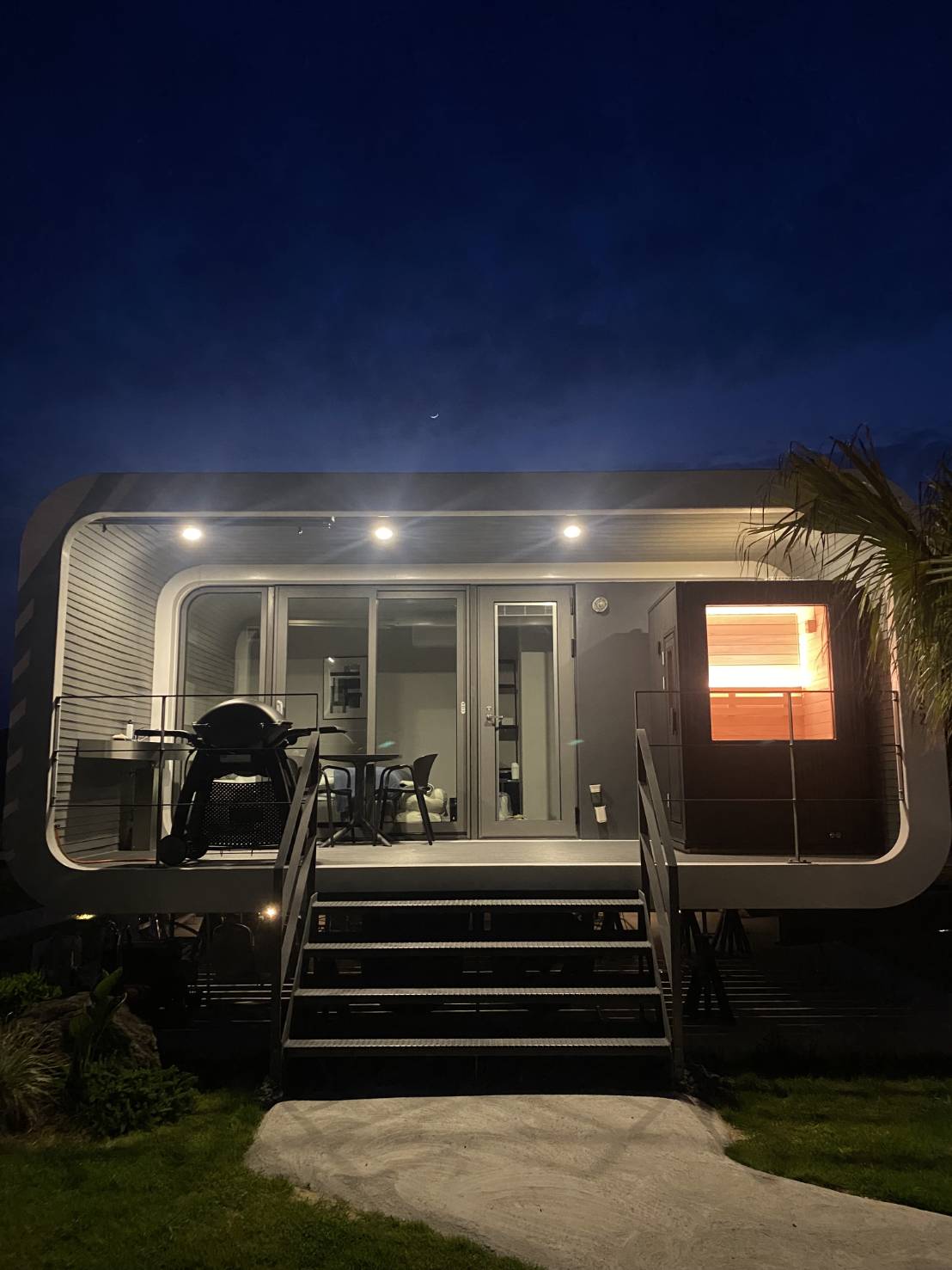 ショートトレーラー増設サウナヒーター