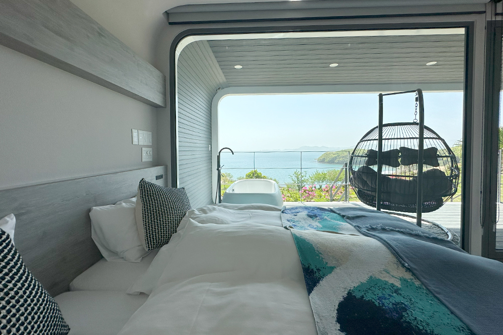 グランピング施設HARIOBEACHWALK外観