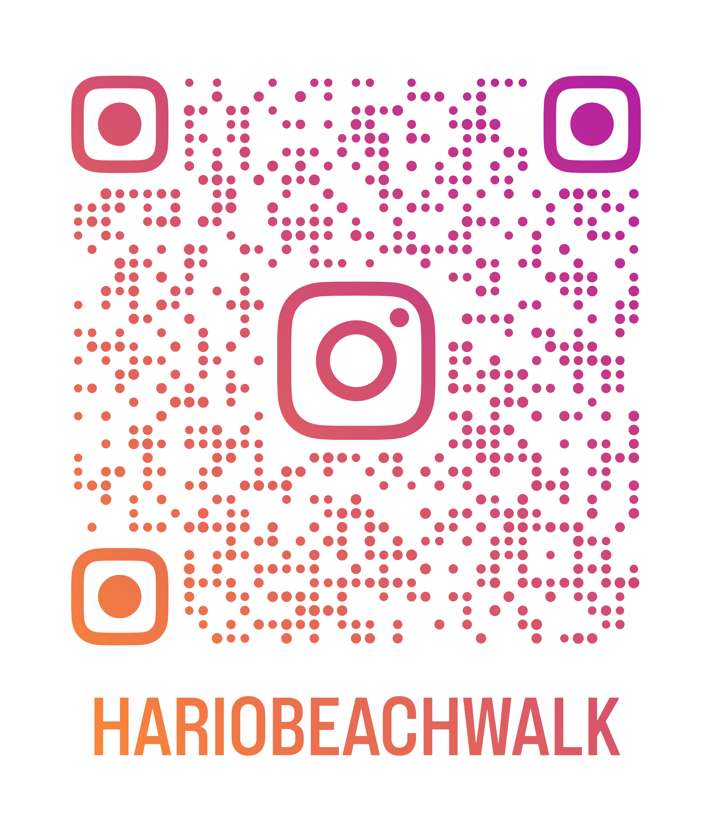 HARIO BEACHWALK Instagram QRコード
